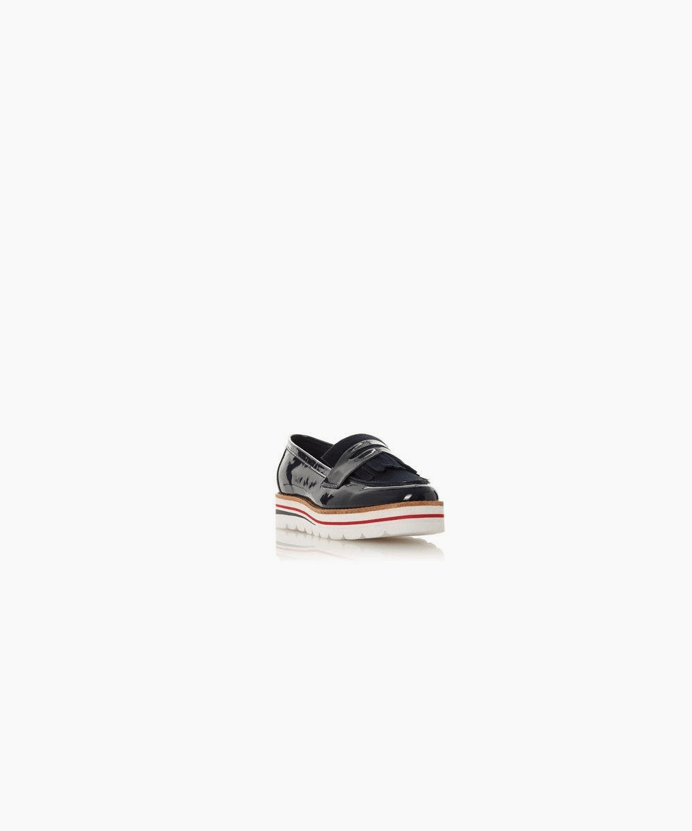 dune gracella loafers navy