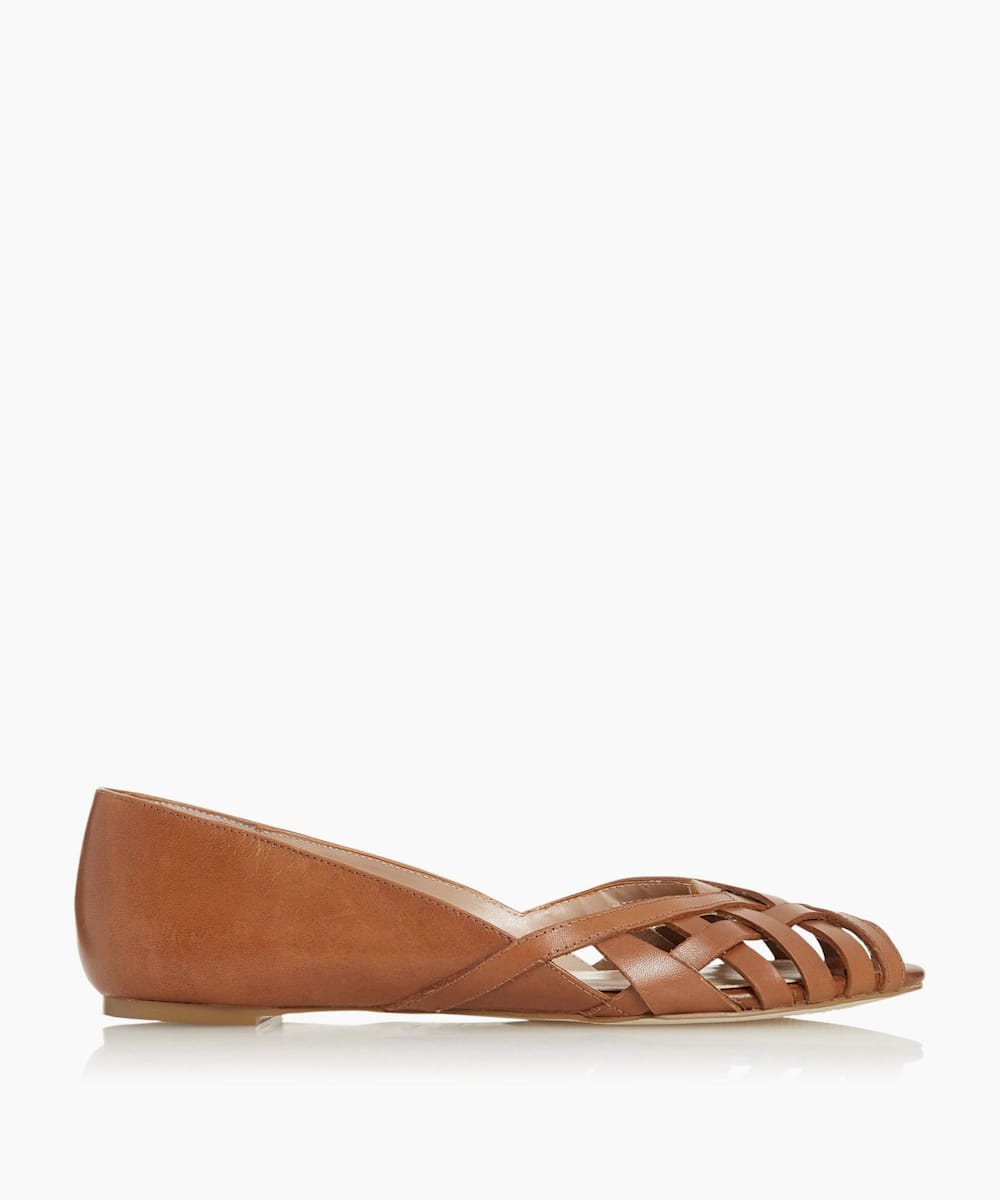 peep toe ballerina