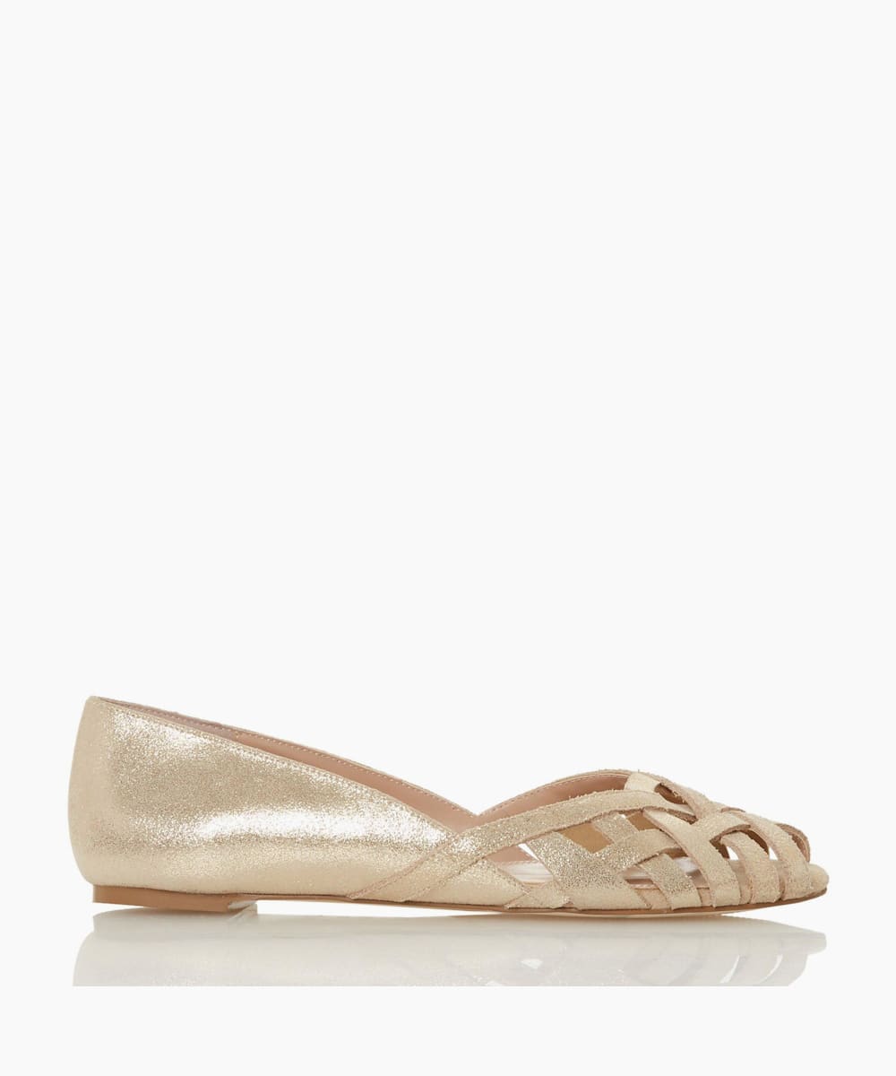peep toe ballerina
