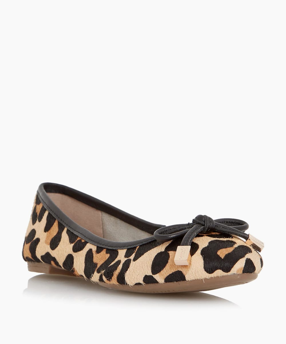 leopard ballerina slippers