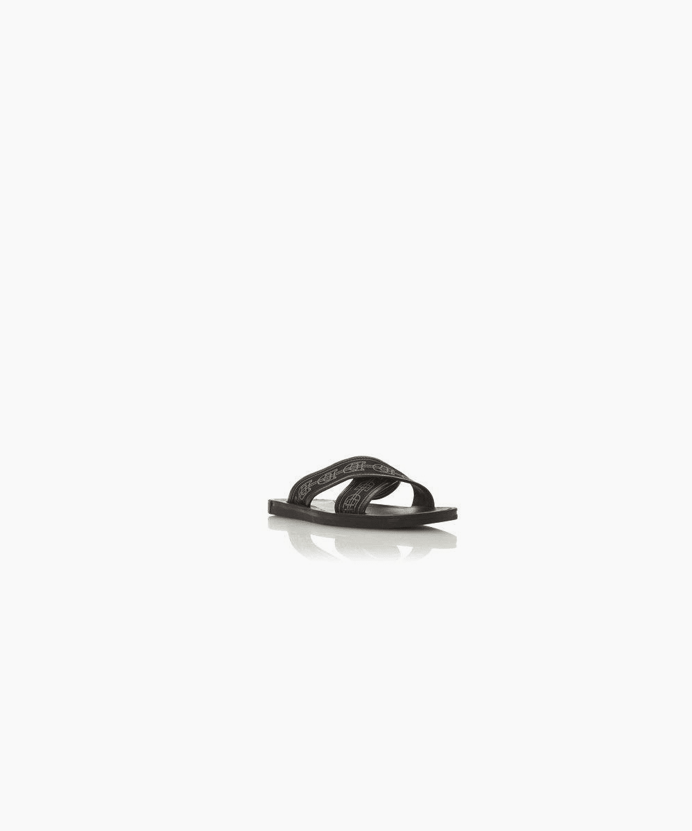 IDIUM - Logo Print Flip Flop - black | Dune London