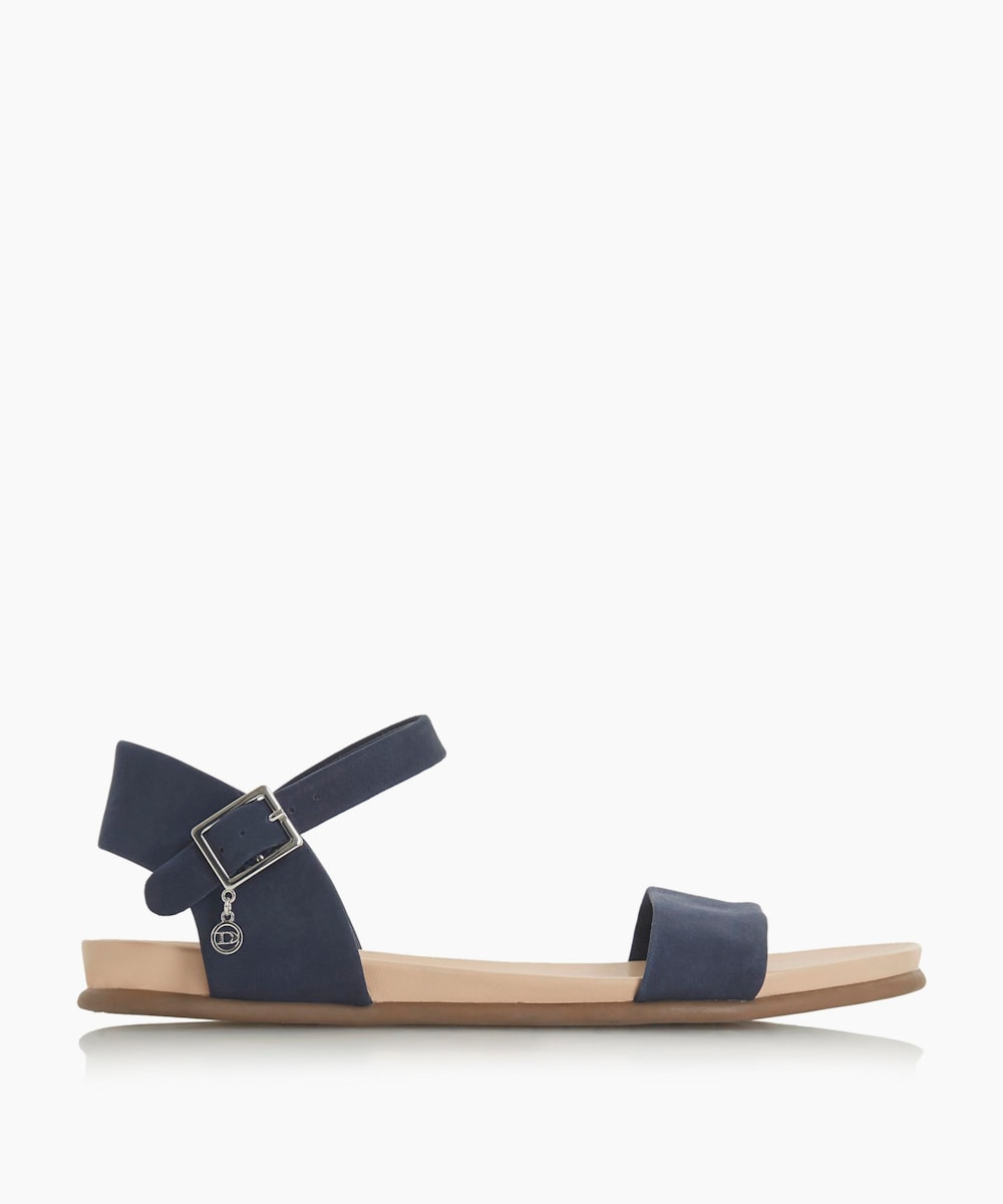 single strap sandals flat
