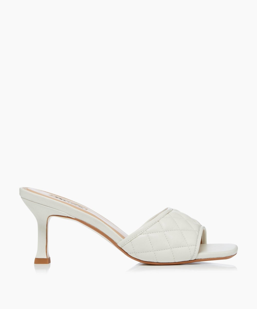 slip on mules heels