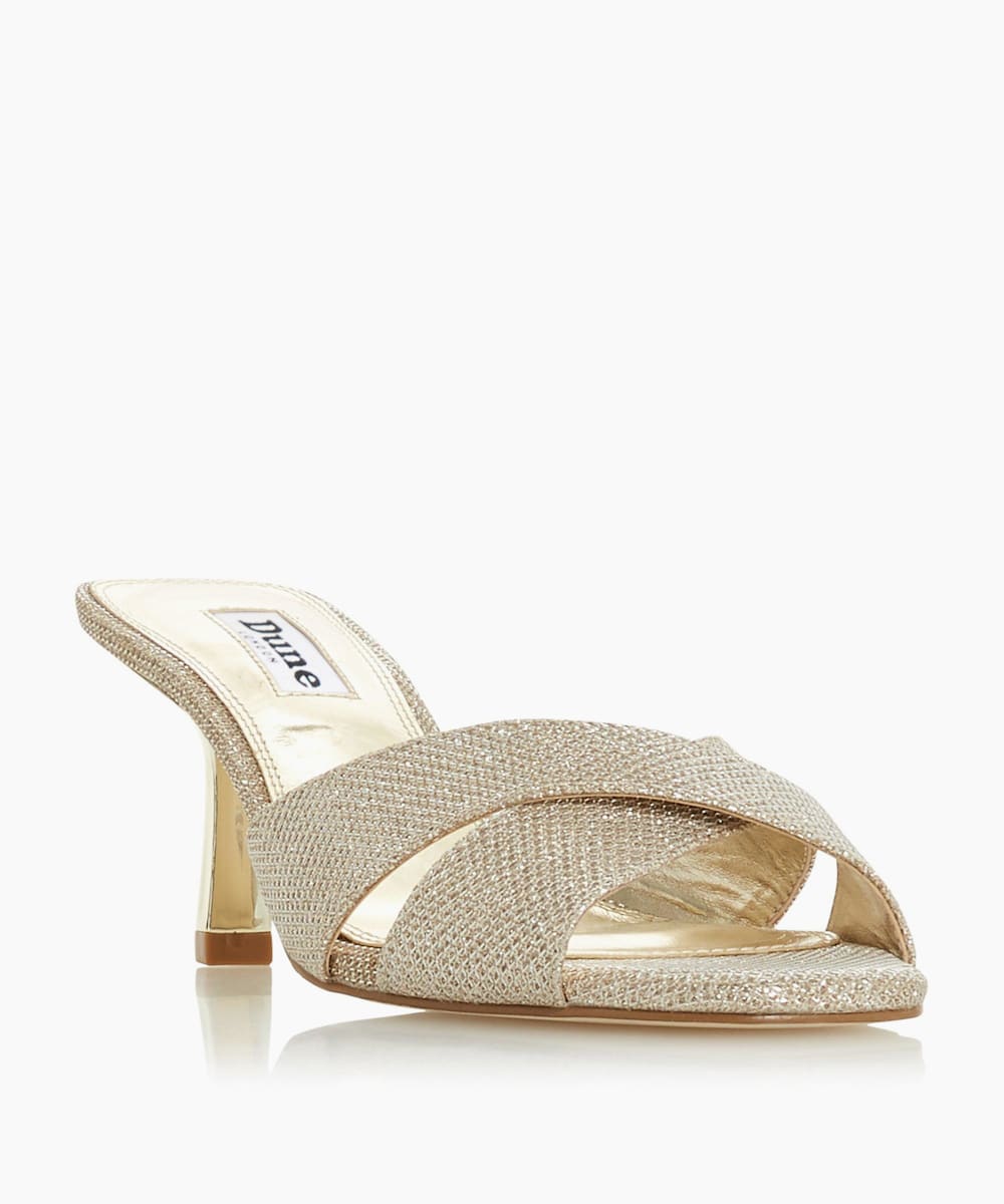 wide width glass slippers