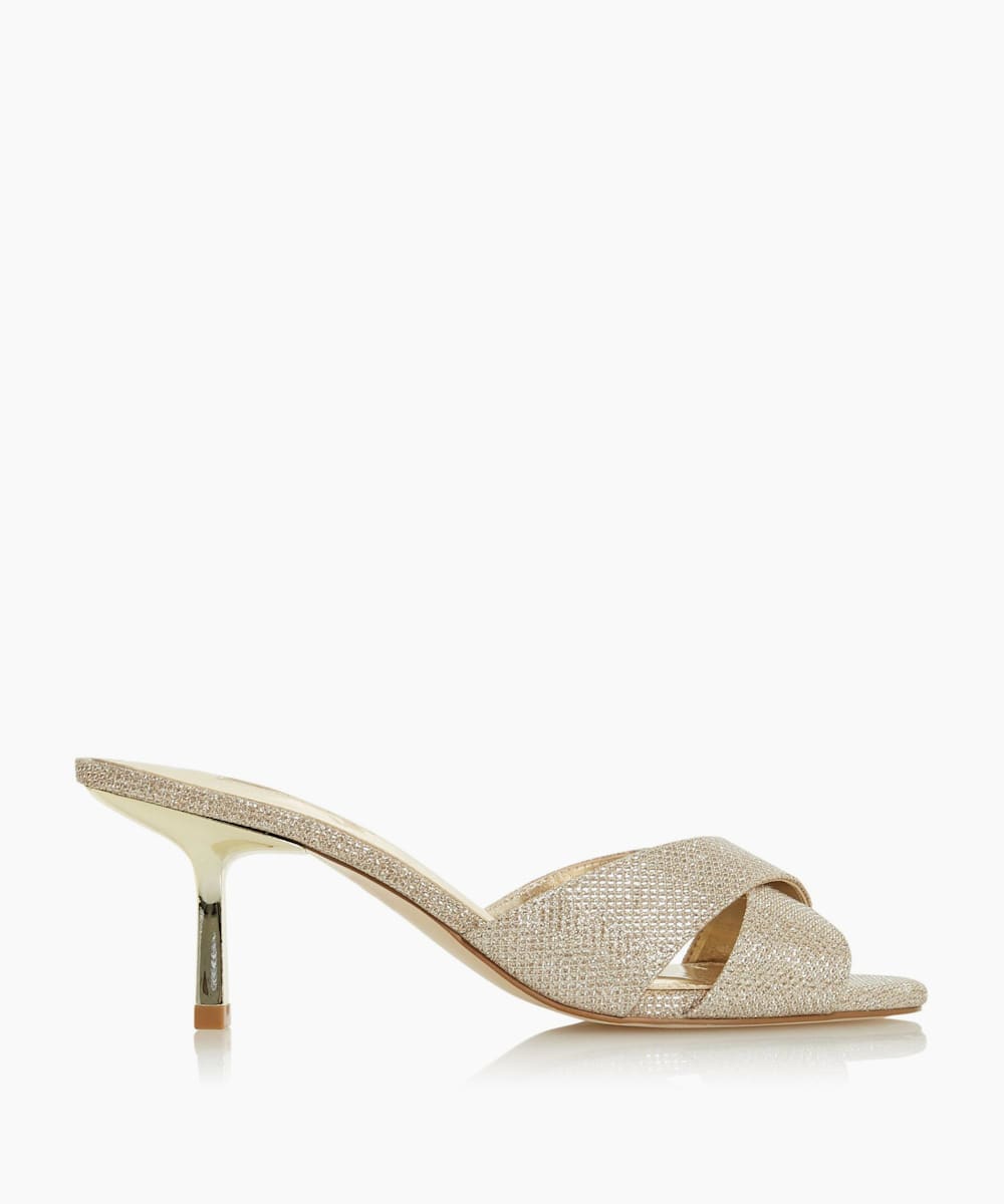 dune heels gold