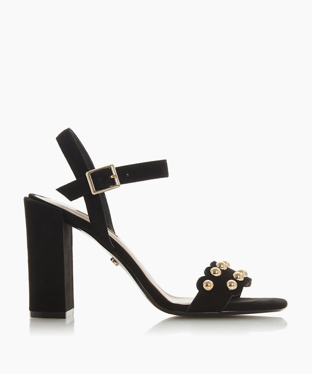 2 strap block heel sandal