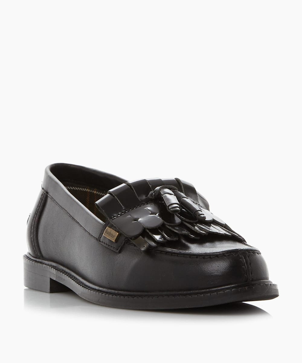 barbour olivia loafers navy