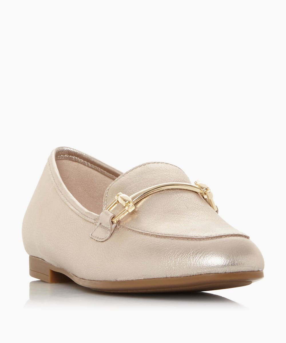 rose gold loafers womens