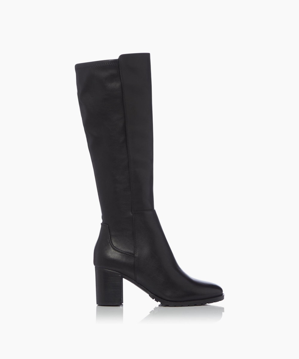 cleated knee high boots
