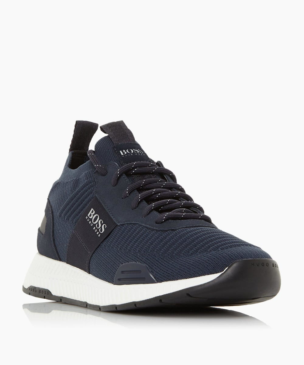 boss trainers navy