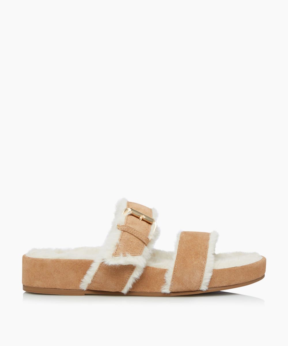 double strap slippers